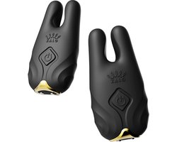 Zalo - Nave Draadloze Vibrerende Tepelklemmen Zwart