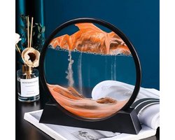 Zandkunst - Rosegoud - bewegende zandkunst - zandloper