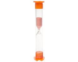 Zandloper - badkamer douche - spelletjes timer - oranje - 3 minuten