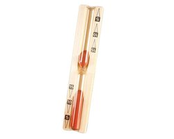 Zandloper rood zand 15 min. - Beauty & Care - 1 st.. new