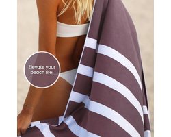 Zandvrij strandlaken - sneldrogend en absorberend - 1 stuk - gerecycled materiaal