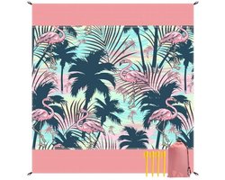 Zandvrije Stranddeken XXL 210 x 200 cm - Waterdicht, Compact en Lichtgewicht voor Strand, Picknick en Camping