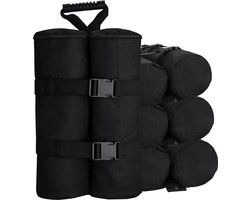 Zandzakken set van 4 standen - gewichtzakken voor paviljoen - zwaargewichten - navulbaar en herbruikbaar - voor tuintenten en feesttenten - parasol