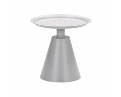 Zavala bijzettafel - diameter 50xH48 cm - taupe