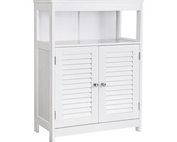 ZAZA Home Houten Badkamer Kast - Badkamer Kastje - Opbergkast