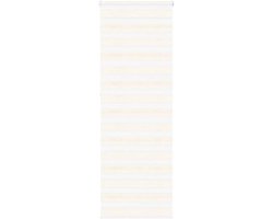 Zebra rolgordijn - Dubbel gordijn - Privacy en zonwering - Twee montagemogelijkheden - 70x230 cm - Marmer beige