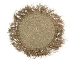 zeegras placemat franjes 47cm