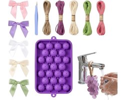 Zeep Maken Kit - Druiven Vorm - Handgemaakte Cadeaus - Inclusief Jute Touw - Niet Gespecificeerd - Enkele Kleur