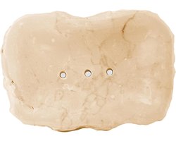 Zeepbakje Natuursteen - Marmeren Zeepdoos - Badkamer Organisatie - Afvoer Goed Ontworpen - 115 x 78 cm - Crème Beige