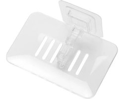 Zeepbakje - Plakstrip - Douche - Bad - Badkamer - Transparant- Luxe - hangend