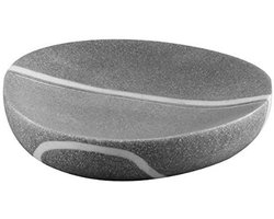 Zeepbakje Steen-Look - 12 x 12 x 2,2 cm