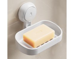 Zeepbakje voor Douche-Max Hold 3 KG Zuignap Zeepbakje voor Badkamer-Bad-Wandmontage-Waterdicht-Boorvrij-Verwijderbare Douche-organizer-Sponshouder met Zuignap