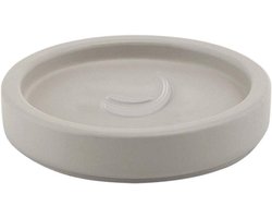 Zeepbakje - Zeepbakje Beton - Badkamer Organisatie - Met Siliconen Poten - 113 x 113 x 24 cm - Grijs