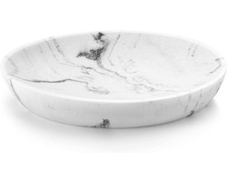 Zeepdispenser Tray - Luxe marmer design - 1 stuk - Gravel Wit - Kunststof