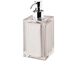 Zeepdispenser voor Badkamer - Licht Taupe, 210 ml, Handgemaakt, Hoogwaardige Materialen