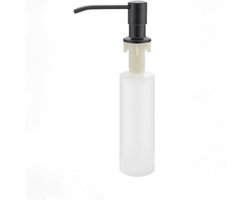 Zeepdispensers - Inbouw Zeepdispenser - Inbouw keukenblad - Zeeppompje - 350ML - zwart - Voor Thuis Aanrecht - Praktisch - Handig - Duurzaam - zwart - RVS,kunststof