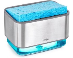 Zeepdispensing Sponshouder Roestvrij staal - OXO Good Grips - One Size - Clear