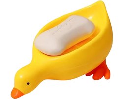 Zeepdoos, schattige kleine gele eend zeep doos, drainage premium badkamer wastafel nieuwe zeep doos