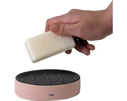 Zeephouder, 12.5 x 8.5 cm, Keramiek, Cloud Pink - Kela | Matsi