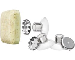 Zeephouder - Classic - Set van 3 - zuignap en magneet                        - Classic - set van 3