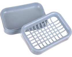 Zeephouder | Zeepbakje | Zeeprekje | Douche | Badkamer | Zeep | Ligt Grijs