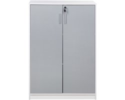 ZEHNA - Sideboard - Lichtgrijs - 117 cm - Vezelplaat