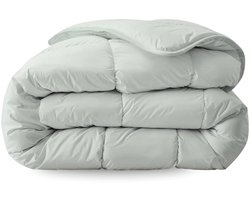 Zelesta Everyday Uni Mistgroen 140x200cm - Dekbed zonder overtrek - 30 dagen proefslapen - Wasbaar hoesloos dekbed - Bedrukt dekbed - All year zomerdekbed & winterdekbed