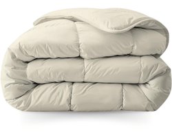 Zelesta Everyday Uni Sand Beach 140x200cm - Dekbed zonder overtrek - 30 dagen proefslapen - Wasbaar hoesloos dekbed - Bedrukt dekbed - All year zomerdekbed & winterdekbed