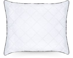 Zelesta Luxe Hoofdkussen Anti Huisstofmijt Nekklachten Verstelbaar Hoofdkussens Slaapkamer Wasbaar 60x70cm Wit - Zelesta Wonderpillow Royal