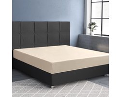 Zelesta Primaviera Satijnen Deluxe Hoeslaken Zand 200x220