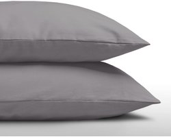 Zelesta Royalbed Kussenslopen Anthracite - Kussenslopen 60 x 70 set van 2