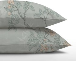 Zelesta Royalbed Kussenslopen Aqua Forest - Kussenslopen 60 x 70 set van 2