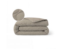 Zelesta Special Seersucker Zomerdekbed - Warmgrijs 140x200cm