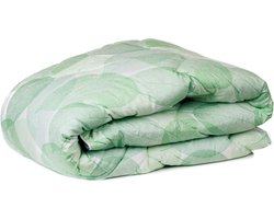 Zelesta Wonderbed Fresh Leaf 200x200cm - Dekbed zonder overtrek - 30 dagen proefslapen - Wasbaar hoesloos dekbed - Bedrukt dekbed - Dekbed met print - All Year Winterdekbed & Zomerdekbed