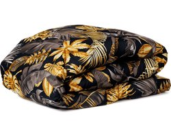 Zelesta Wonderbed Golden Leaves 240x200cm - Dekbed zonder overtrek - 30 dagen proefslapen - Wasbaar hoesloos dekbed - Bedrukt dekbed - Dekbed met print - All Year Winterdekbed & Zomerdekbed