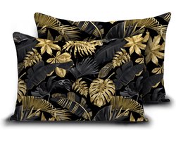 Zelesta Wonderbed Kussenslopen Golden Leaves - Kussenslopen 60 x 70 set van 2