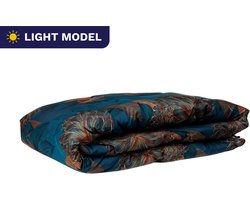 Zelesta Wonderbed Light Royal Flowers Light 240x200cm - Dekbed zonder overtrek - 30 dagen proefslapen - Wasbaar hoesloos dekbed - Bedrukt dekbed - Dekbed met print - Zomerdekbed