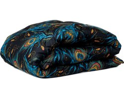 Zelesta Wonderbed Peacock Feathers 140x200cm - Dekbed zonder overtrek - 30 dagen proefslapen - Wasbaar hoesloos dekbed - Bedrukt dekbed - Dekbed met print - All Year Winterdekbed & Zomerdekbed