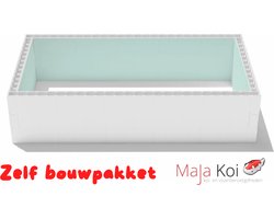Zelfbouwpakket zwembad van high density polystyreen blokken - 10,00 x 5,00 x 1,50m