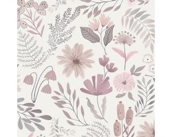 Zelfklevend Behang met Bloemdessin - Waterdichte Folie voor Meubels en Muren
