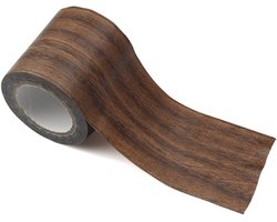 Zelfklevend Houttape voor Meubels en Vloeren - Bruin, 5,7 cm x 4,57 m