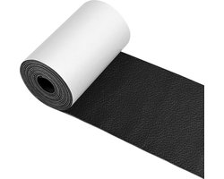 Zelfklevend Kunstleer - 3x60 inch - Zwart - Reparatiepleister voor leer - Reparatiedoek - Slijtvast - meubelreparatie - Leer reparatie - reparatieset - voor meubels, banken, autostoelen enz.