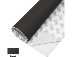 Zelfklevend Kunstleer - Zwart - 50x70cm - 3M Sticker - Reparatiedoek - Reparatie - Snel & Eenvoudig - Slijtvast - Leer reparatie - leersticker - Sticker - meubelreparatie