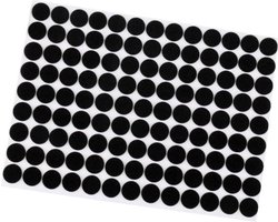 Zelfklevend meubelvilt - Meubelonderzetters - Plakvilt - 117 Stuks - Rond / 1.2cm in dia