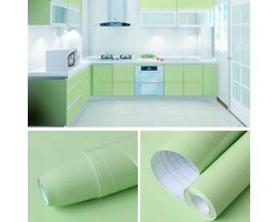 Zelfklevend papier voor meubels, glanzend glitter, 40 x 300 cm, zelfklevend behang, waterdichte vinylstickers voor meubels, keukenmuren, tafels, badkamers, kasten en aanrechtbladen - Groen