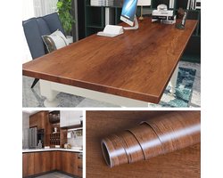 Zelfklevend Vinyl Behang 40cm x 10m - Hout Effect voor Meubels en Werkbladen