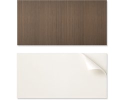 Zelfklevend vinylpaneel met print 120x60 cm, verticale houten latten
