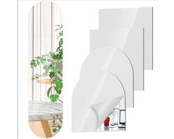 Zelfklevende acrylspiegel 30x120 cm – flexibele spiegelsticker voor kastdeur, slaapkamer, woonkamer of gang – ruimtebesparend & wanddecoratie