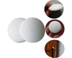 Zelfklevende deurstoppers - 2 Stuks - Wit - Deurbuffer - Deurbescherming - Muurbescherming - Deurstopper