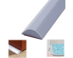 Zelfklevende douche-spatbescherming – Waterdichte vloerbarrière voor inloopdouches – Waterkerende strip voor scheiding tussen natte en droge zones – Douchedrempel/waterkering voor badkamers en keukens – 3 x 100 cm